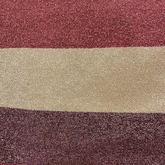 Becca Striped Brown/Gold Women's Skirt (M-L) & Bikini Bottoms Med (no top) - Picture 5 of 11